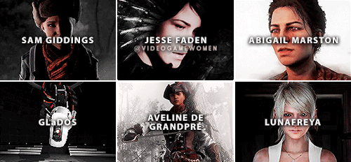 videogamewomen:  women in games from the 2010′s