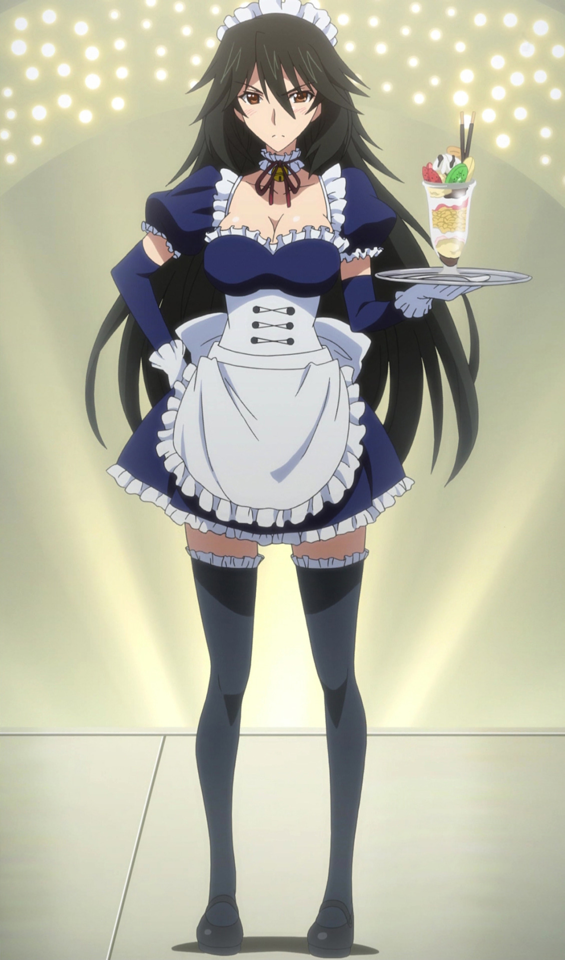 ecchievement:  Maids/Super Sonico, requested by an anonymous. Follow for more at