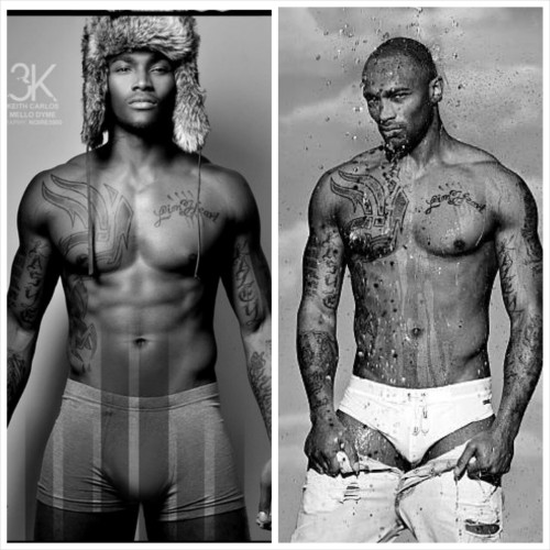 lamarworld:  America’s Next Top Model winner & Ex-NFL player Keith Carlos body & bulge.