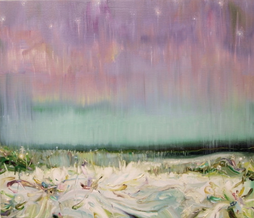 yuyasuda:Misty rain　oil on canvas　530×455mm　2011©Yu YASUDA