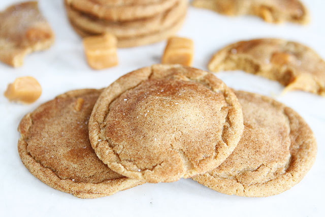 chocolatefoood:  fuckyeahdeliciouscookies:  Brown Butter Salted Caramel Cookies 