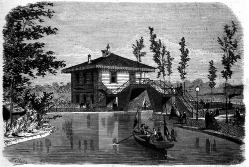 When Madrid had its very own Champs Elysées (sort of).By 1915 a little hellenic temple still 