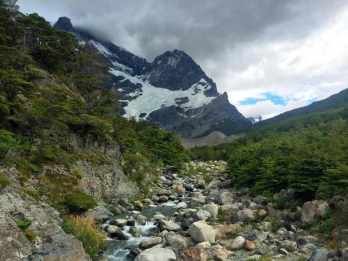 &ldquo;Over the river and through the woods to watch some glacier calving at Glacier Frances! Ju