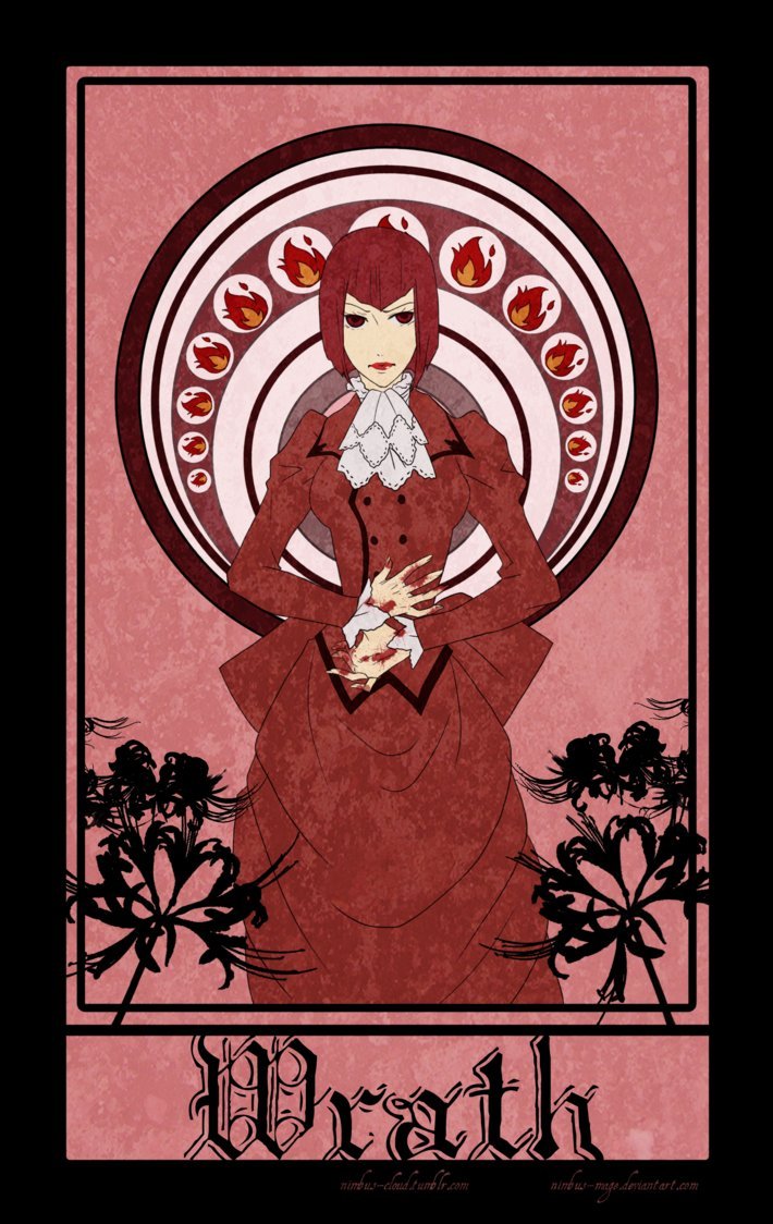 the-madam-in-red:  The Seven Deadly Sins; Kuroshitsuji Style By Nimbus-Mage 