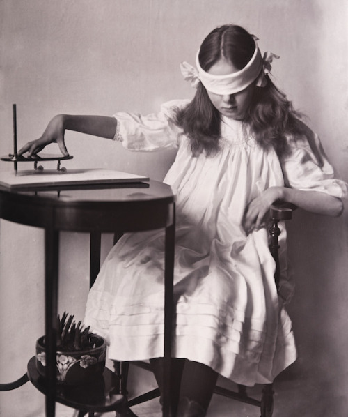 Porn photo alreadyhomesick:  Girl Operating a Planchette,