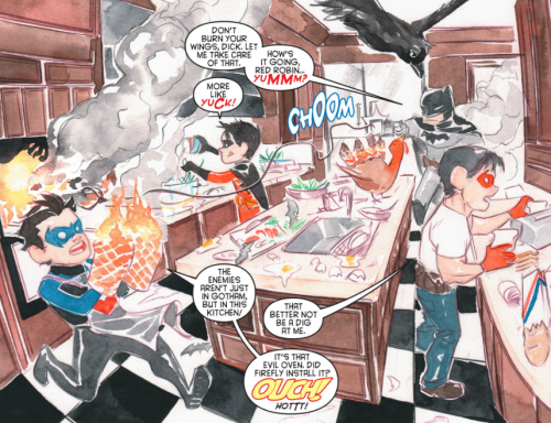 jncera: fragileicicle: Li’l Gotham #12 -Father’s Day celebrations This is the best thing