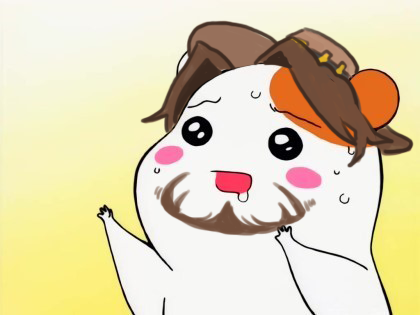 overgank:    retouching :3   it’s hamzzi(hamster)-noon…  