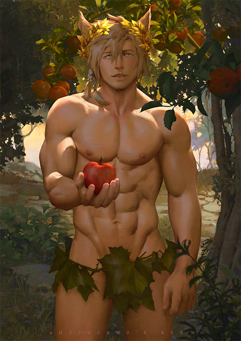 mocucumo:  “Nobody can stay in the garden of Eden… I wonder why.”FFXIV Commission