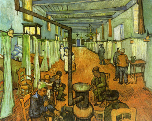 artist-vangogh:  Ward in the Hospital at ArlesMedium: oil,canvashttps://www.wikiart.org/en/vincent-van-gogh/ward-in-the-hospital-at-arles-1889