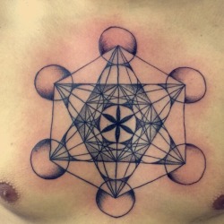 tattoos-org:  Metatrons cube tattooSubmit