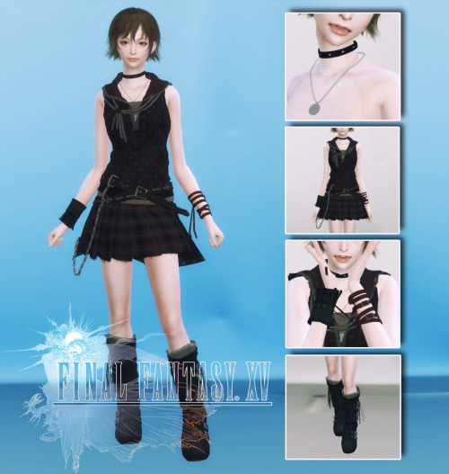 Final Fantasy XV Iris OutfitExtracted by Xelandis Converted by meThis set include: boots, outfit, wr