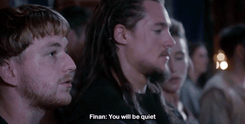 futhermore, gets to hump the king’s daughter all night long. aethelwold, you will be quiet now. it is the truth. #the last kingdom #thelastkingdomedit#finan#mark rowley#aethelwold#harry mcEntire#2x06#gifs#edit#mine