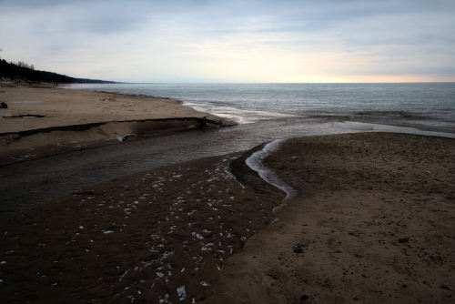 Lake Michigan sunset.