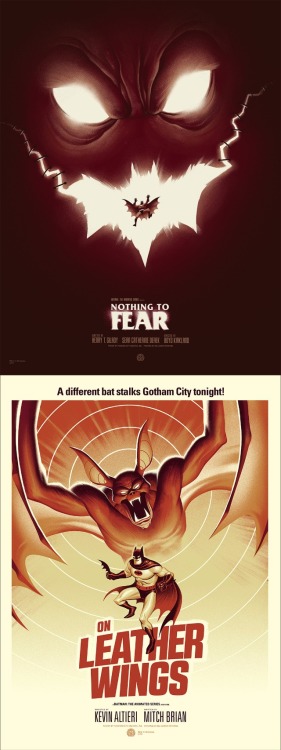 league-of-extraordinarycomics:Batman The Animated Series posters Created by Phantom City Creative