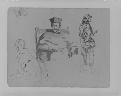 (From Sketchbook), Thomas Sully, 1810–20, American Decorative ArtsRogers Fund, 1953Size: 9 x 1