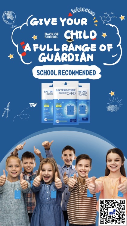 Bacteriostatic Virus Block Out. 60 days ProtectionNew Technology !Give your child a full range of gu