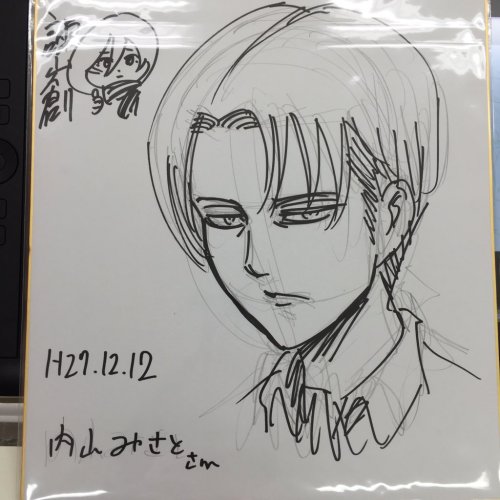 A selection of Isayama Hajime’s Ackerman sketches!   (ღ˘⌣˘ღ)  Check out Asano Kyoji’s Ackerman sketches here!