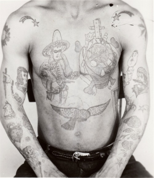 Anonyme, Homme tatoué, 1950