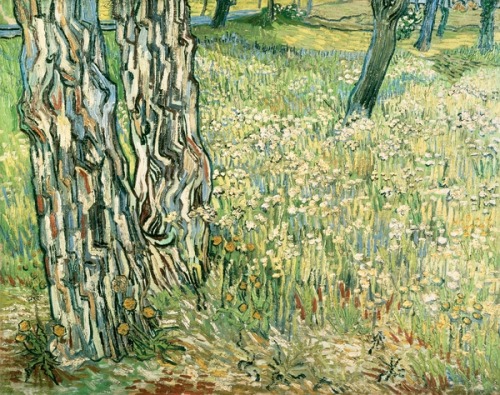 goodreadss:     Stairway at Auvers,   Vincent van Gogh    1890      Tree Trunks in the Grass,   Vincent van Gogh   1890   