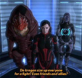 felassanns:“So I’m the only one who misses when we used to chat in the elevators back on the Citadel
