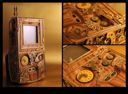 steampunktendencies:  Steampunk GameBoy Color