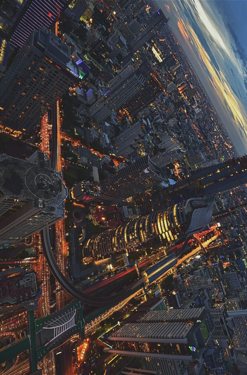 visualechoess:   Bangkok Twilight by   Vichaya Pop