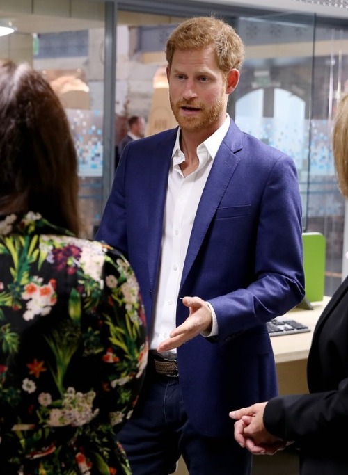 Prince Harry at the NHS Manchester Resilience Hub in Manchester, Englandhttp://www.vjbrendan.com/201