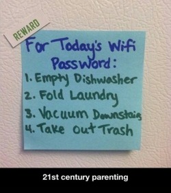 thehappysorceress:  madddeh:  niknak79:  Parenting level = 99  two thoughts: this is the greatest idea i have ever seen my parents must never see this   NinaSpyBoy has daily chores, such as feeding the dogs, taking Fluffy out on a leash (he’s prone