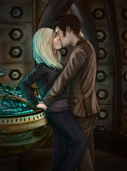 caffeinebunny:  http://rosarosi.deviantart.com/art/10th-Doctor-and-Rose-Tyler-379719874