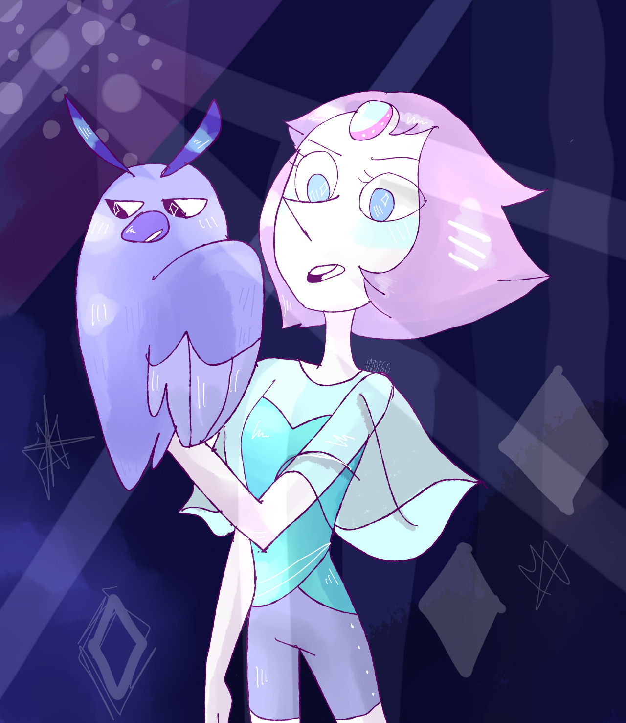 artistic-snachel:  random screencap redraw  