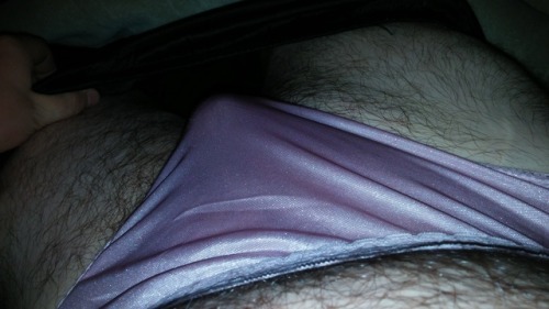 Gonna sleep in these. So soft and sensual. Goodnight panty wearers!