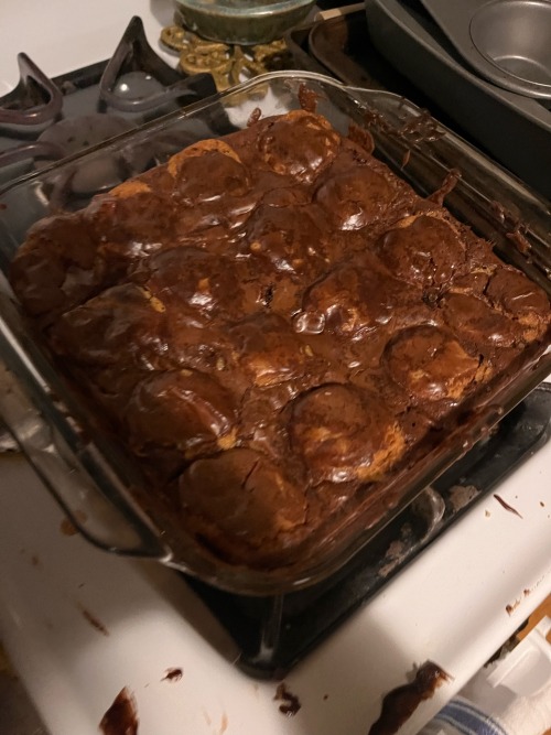 TRIPLE LAYER BROWNIES :333