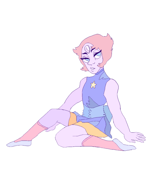 kyini:  i love drawing pearl my twitter 