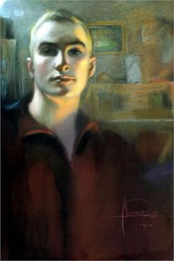 Rolf Amstrong - “Self-Portrait” 1914