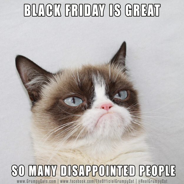 #GrumpyCat #BlackFriday