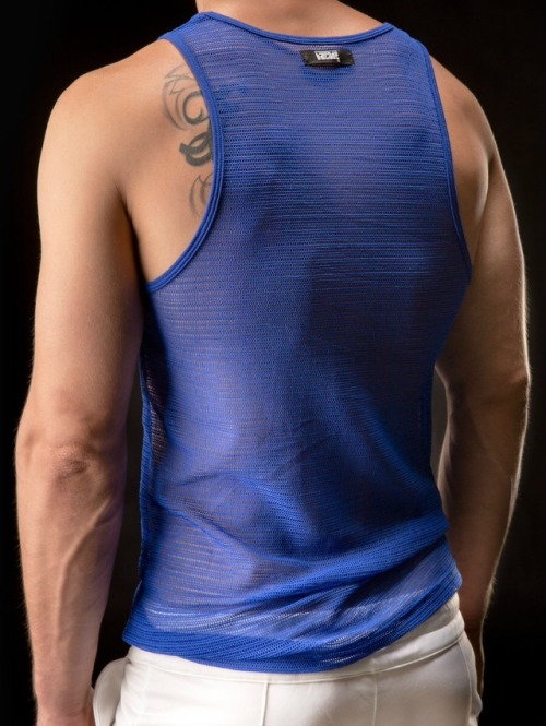collegejocksuk:  Muscle Mesh Tank by Barcode Berlin now in store at CollegeJocks . Store link below . http://stores.ebay.co.uk/college-jocks 