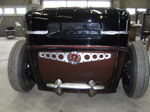 hunterspeed:  1929 Ford Model A.  Killer gas cap install 