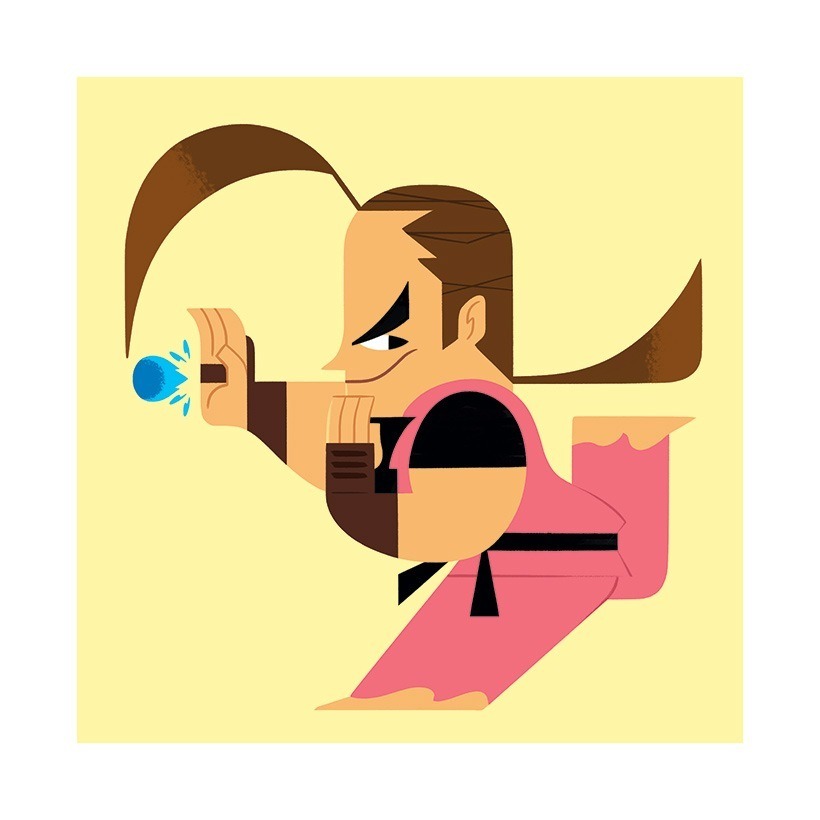 xombiedirge:  World Warriors by Christopher Lee / Tumblr / Store8″ X 8″ prints,