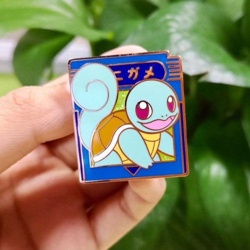 retrogamingblog:  Starter Pokemon Gameboy Cartridge Pins made by artbyreid