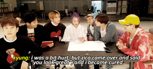 Kyung Talking About His Mullet