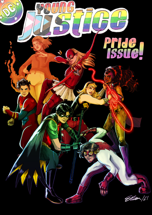 lomakes: The og young justice team for pride! ️‍
