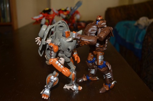 Yet more images of generations Rattrap. And a work in progress custom of Dinobot out of Springer.