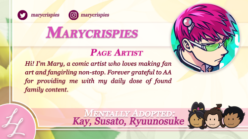 dadworthzine:Artist Spotlight Our next page artist is @marycrispies! She’ll be contributing a comi