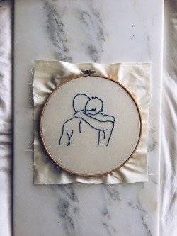 drsteves:  dont cry, craft.Embroidery of