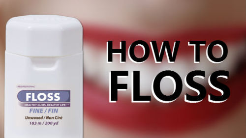 how to floss