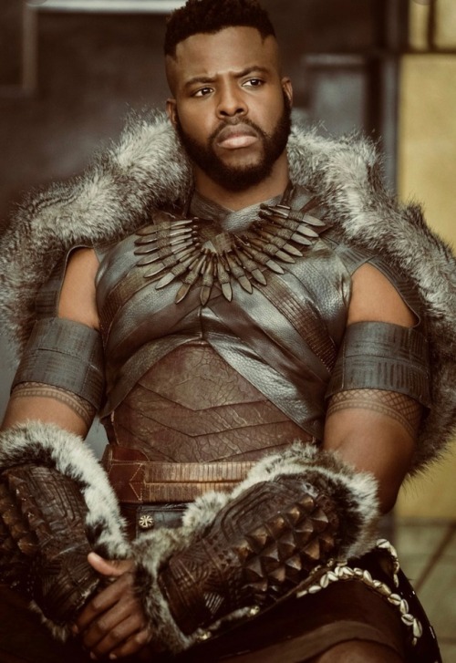 xemsays:  one of the breakout male stars of the mega blockbuster, BLACK PANTHER…the incredibly tall, thick, dark & handsome actor, WINSTON DUKE.otherwise known as… M’BAKU!