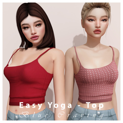 bluecravingcc:SIMS 4 CC - EASY YOGA SET48 shades ♥♥ DOWNLOAD TOP ♥ Public 