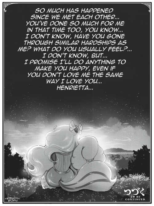 henriettalamb: ✧READ HENRIETTA LAMB FROM THE BEGINNING✧ ✧Newest Update✧ ✧DeviantART✧  Episode 2, Page 46 & 47 ~(Please do not remove captions, and if you like, please feel free to reblog! ^w^)~ The last pages of the issue! I will be taking