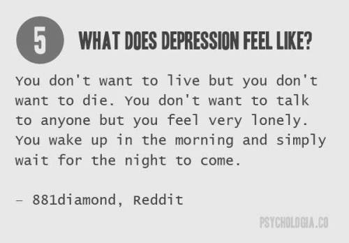 depressionhope:What does depression feel like?