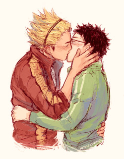 kittlekrattle:  my first haikyuu!! ship ♡